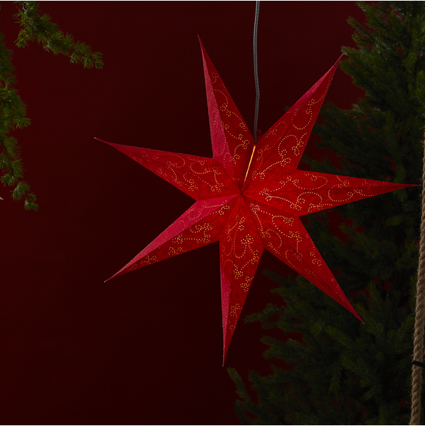 Adventsstjärna Röd 63 cm
