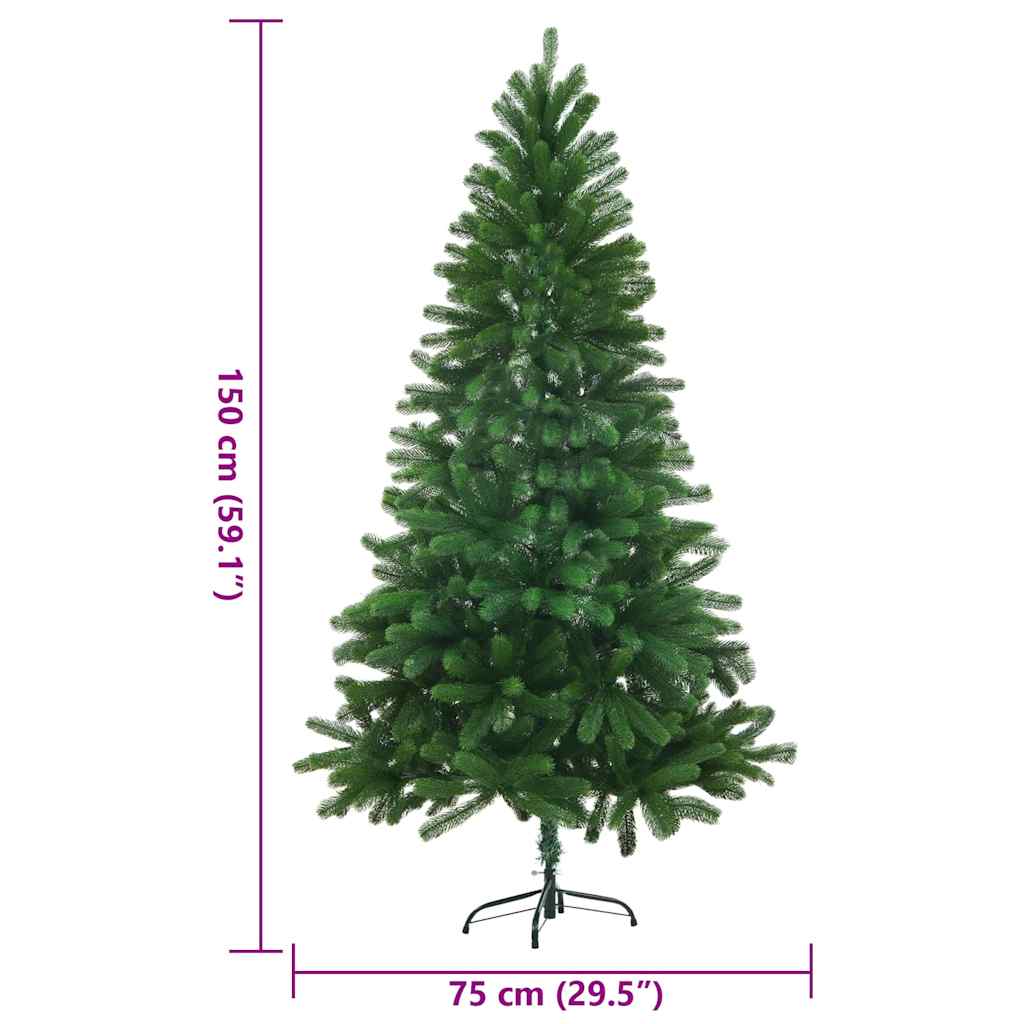 Plastgran verklighetstrogna barr 150 cm grön