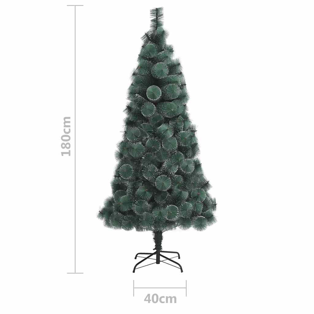Plastgran med fot grön 180 cm PET