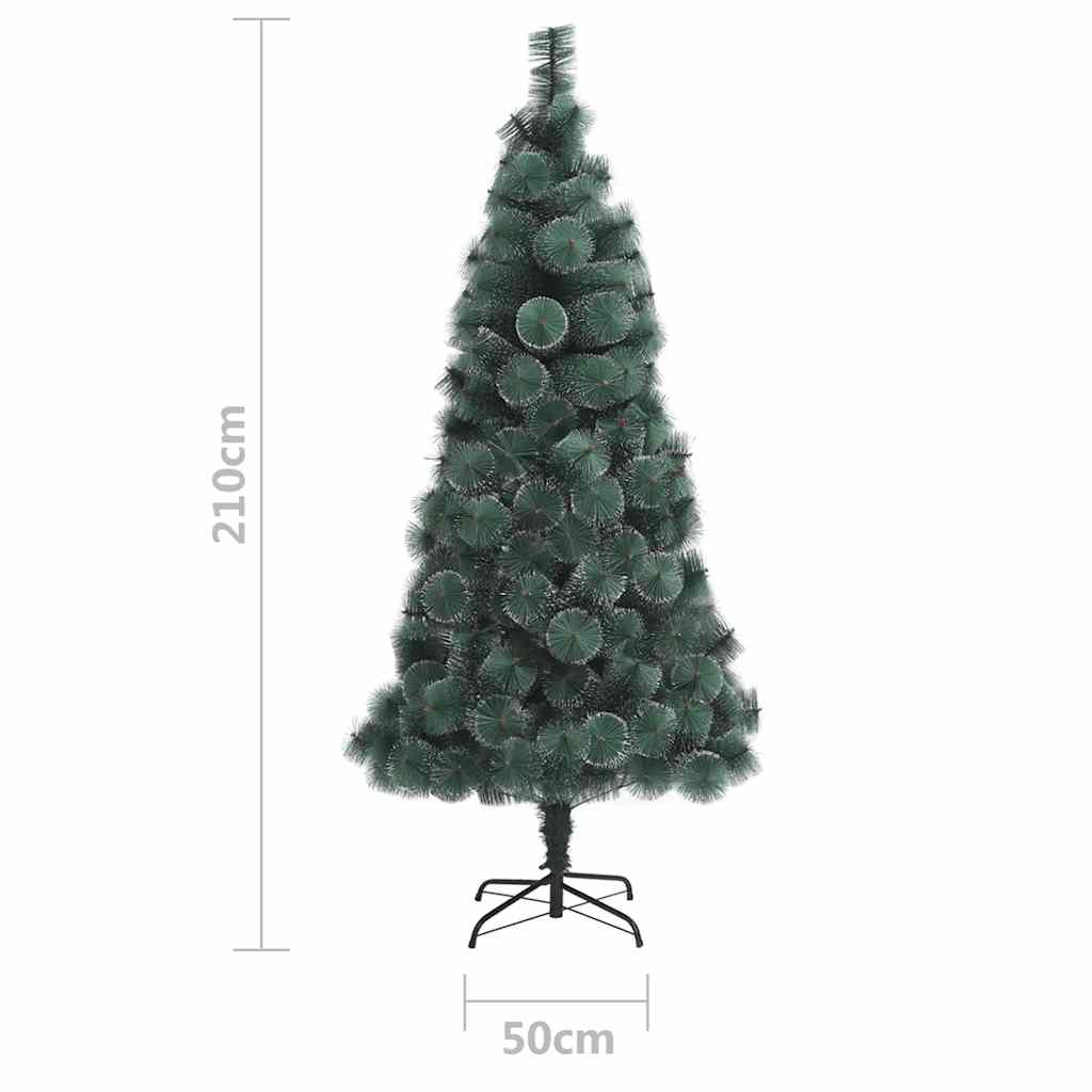 Plastgran med fot grön 210 cm PET