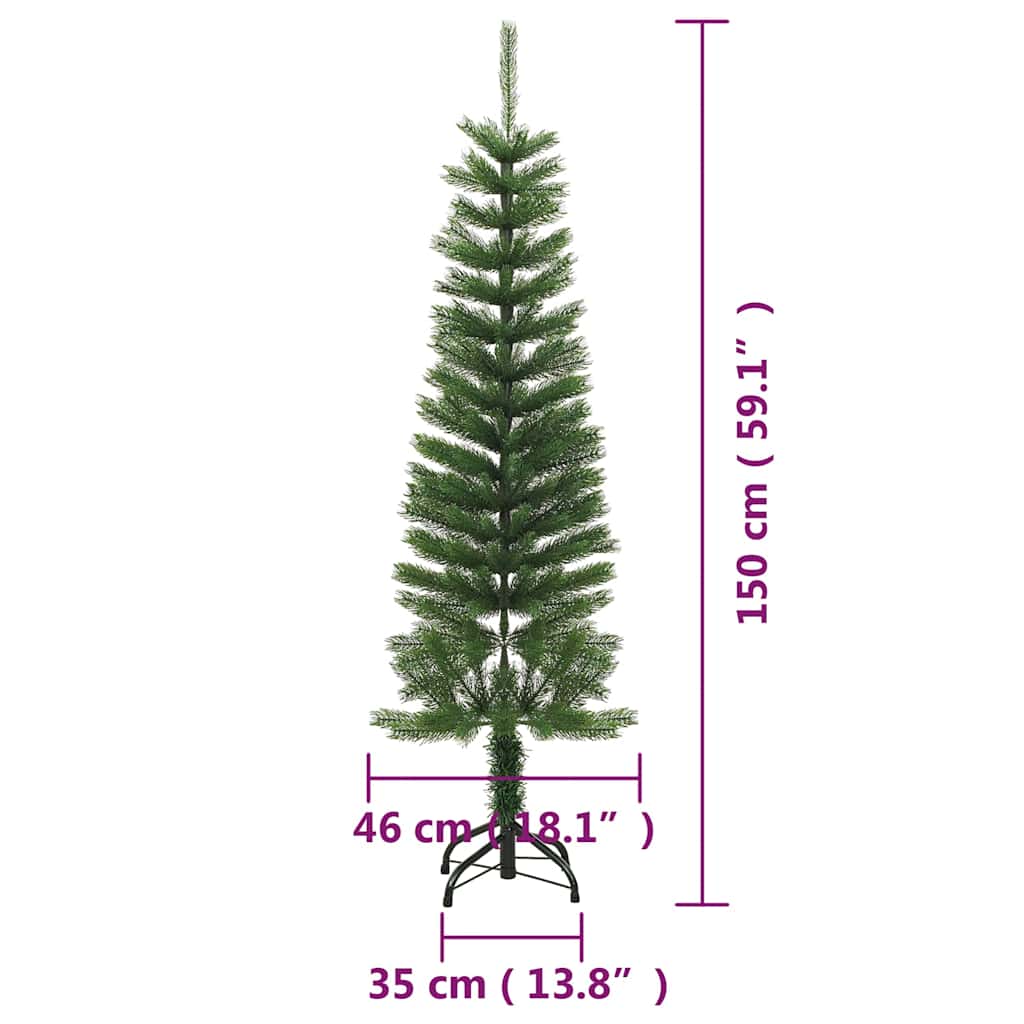 Smal plastgran med fot 120 cm PE