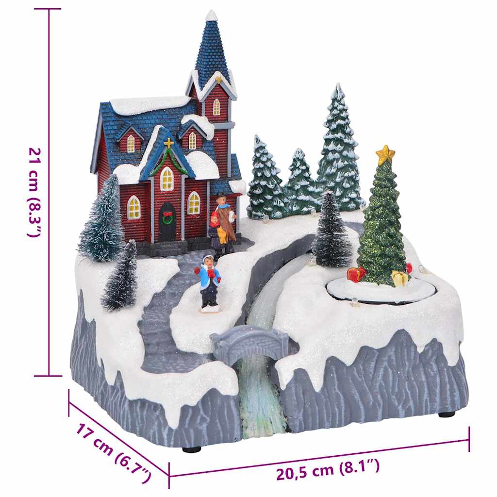 Julby dekoration 20,5 x 17 x 21 cm Plast Flerfärgsdesign