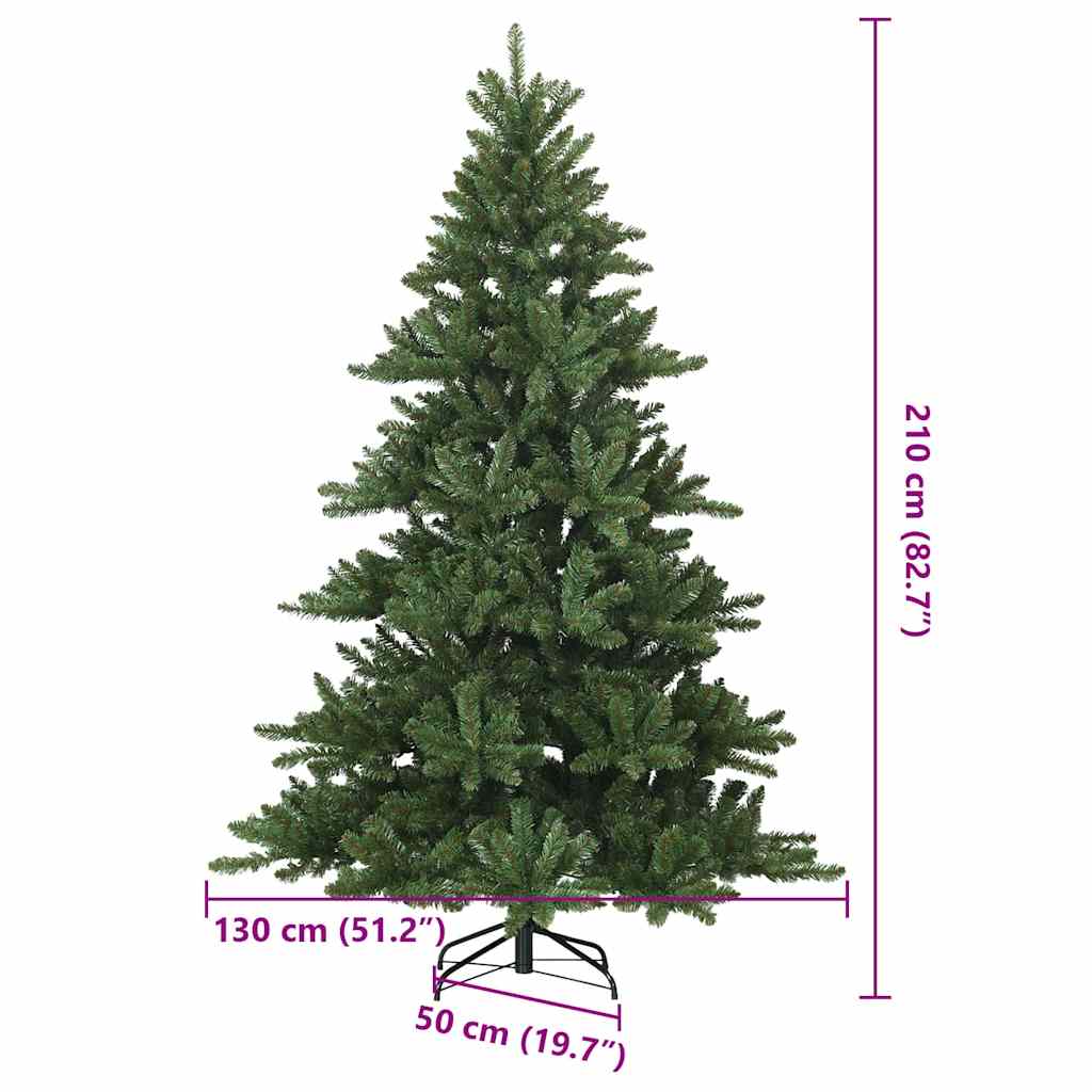 Plast Hingad Julgran Grön 210 cm PVC, stål