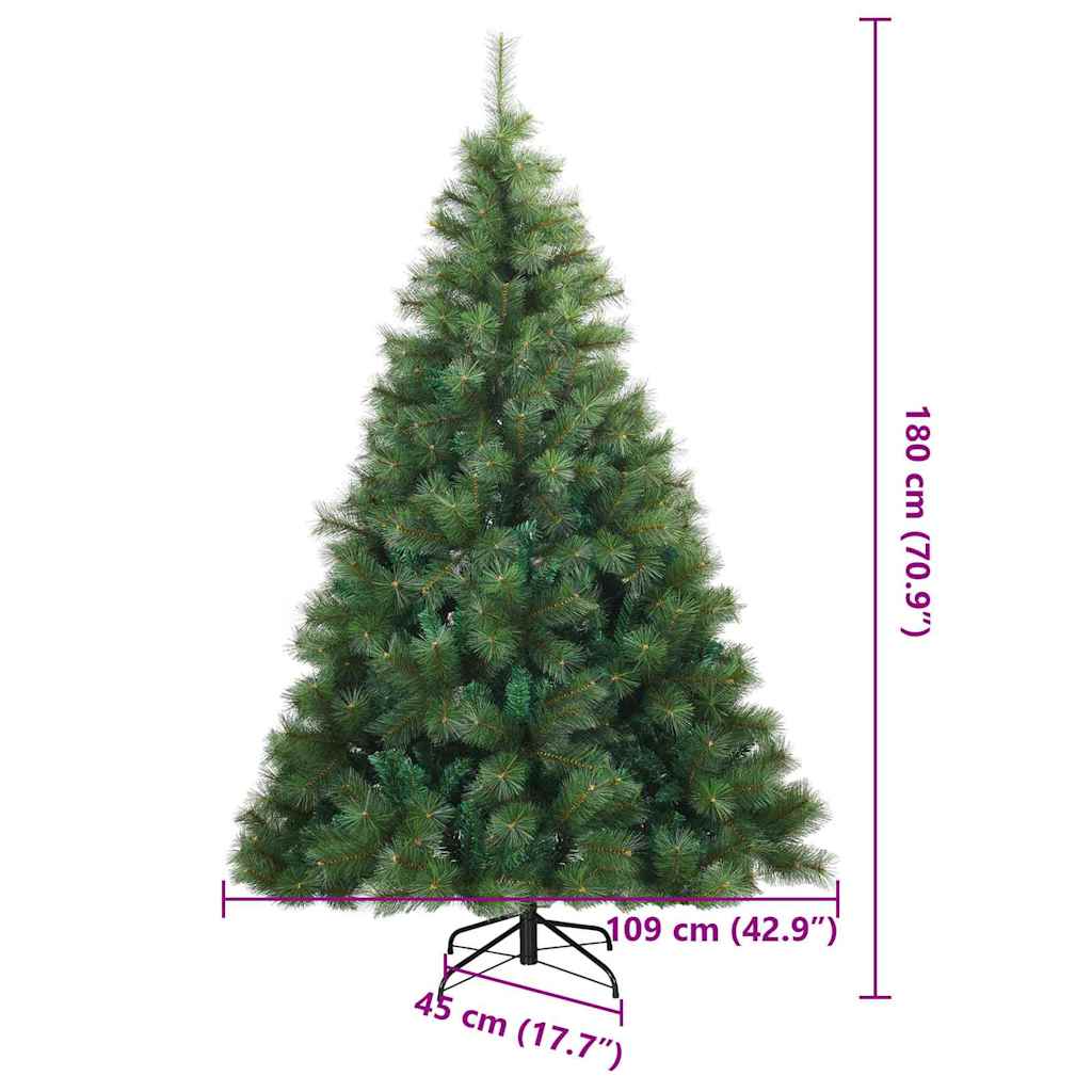 Plast Hingad Julgran Grön 180 cm PVC, stål