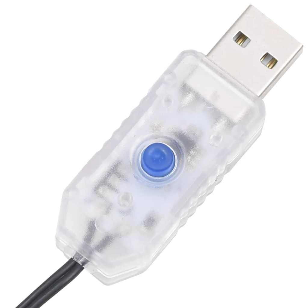 Plast Hingad Julgran med 150 LED-lampor Vit 150 cm PE och PVC