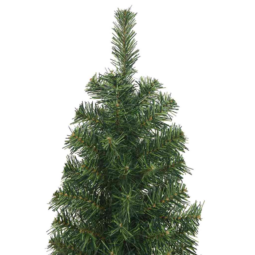 Konstgjord julgran Grön 240 cm PVC och stål och plast