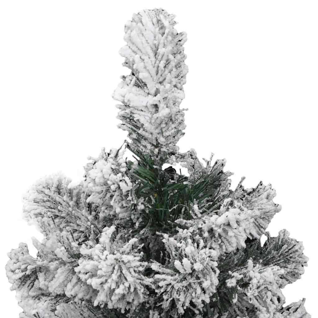 Plast Hingad Julgran 150 LED-lampor Grön och Vit 150 cm