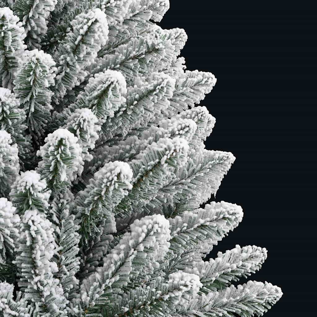 Konstgjord julgran 120 cm 150 LED-lampor Varmvit PVC och stål