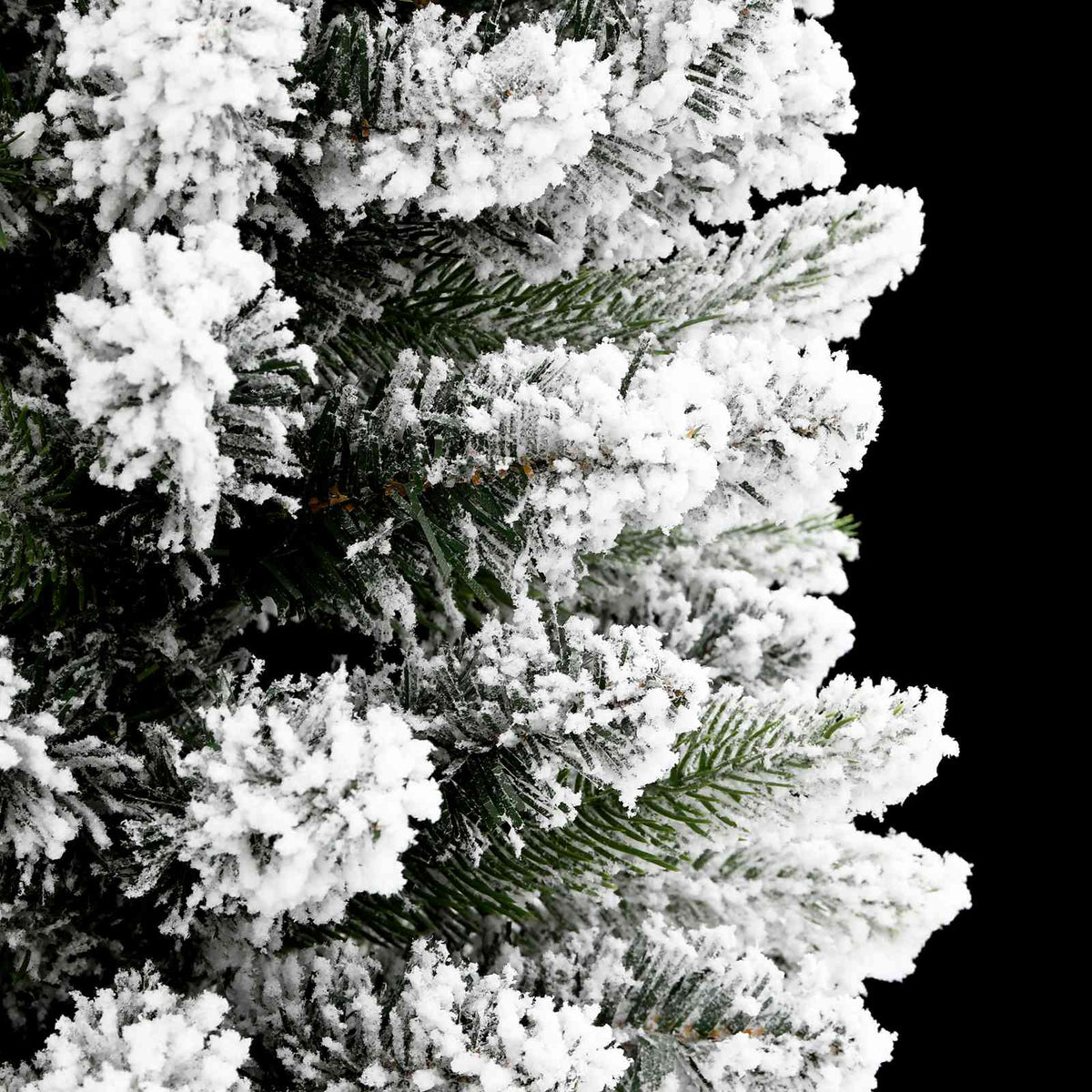 Konstgjord julgran Vit 150 cm PVC och Metall och Plast