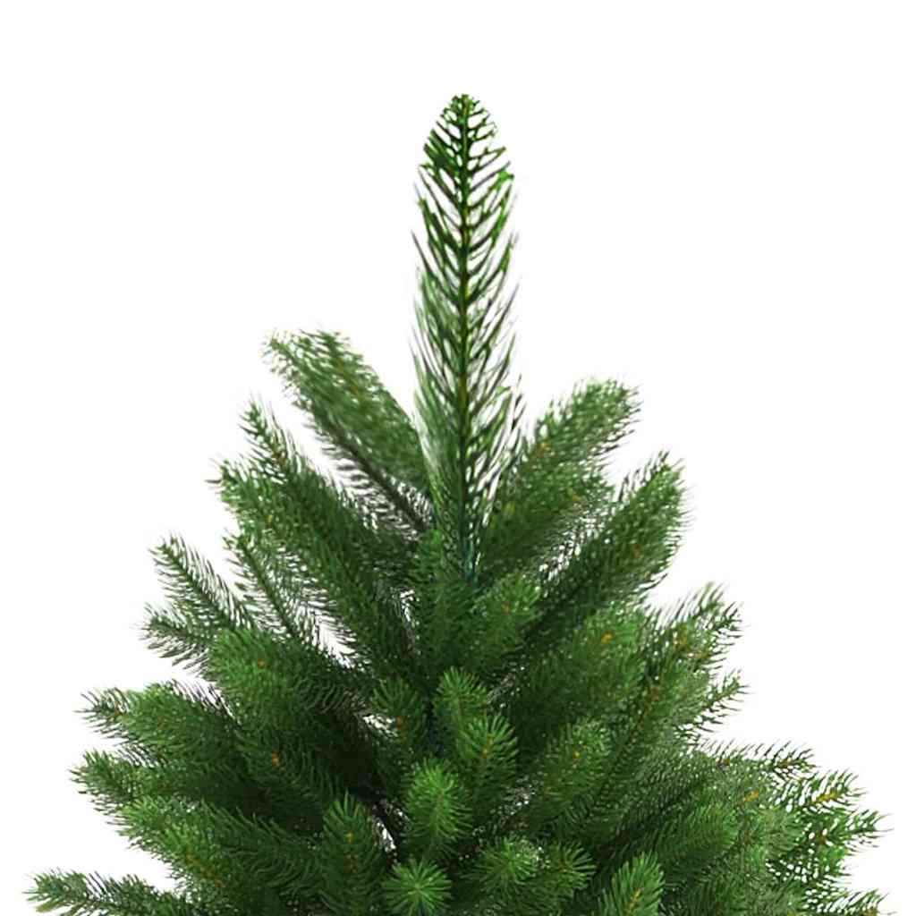 Julgran med 300 LED-lampor med stativ Grön 240 cm PE