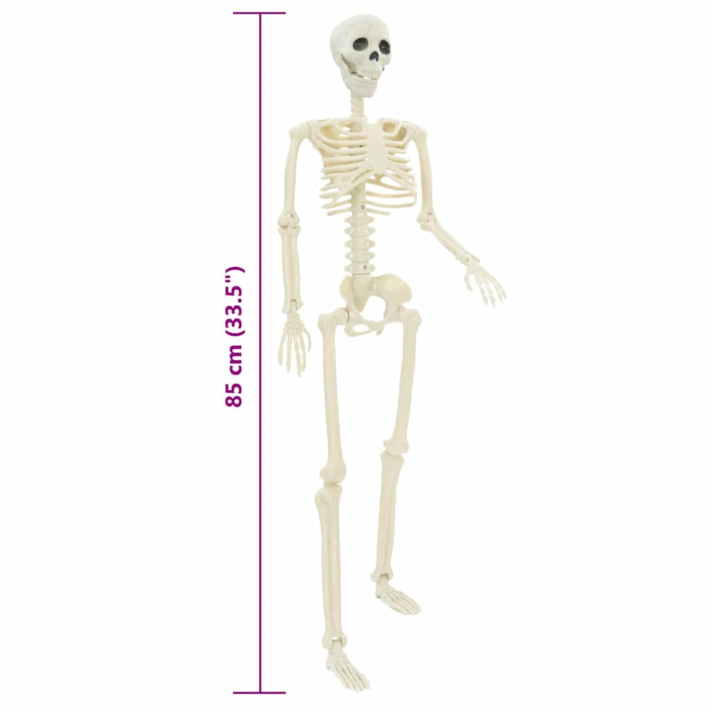 Halloween skelett 2 st Vit 85 cm PVC