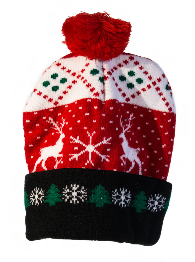 Blinkande Julig kvalitets-Luva - Dear deer!