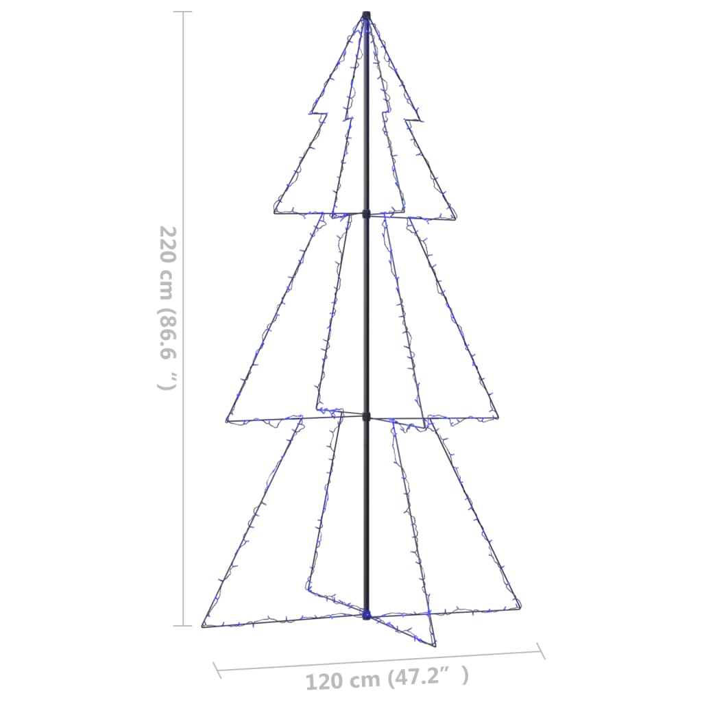 Julgranskon 300 LED inne/ute 120x220 cm