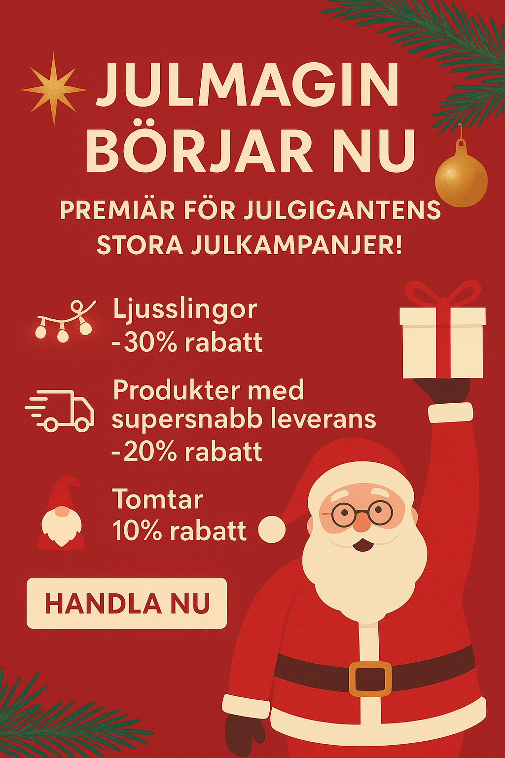 🎄 Julmagin börjar nu – premiär för Julgigantens stora julkampanjer! 🎁