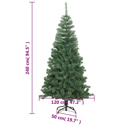 Julgran konstgjord L 240 cm grön