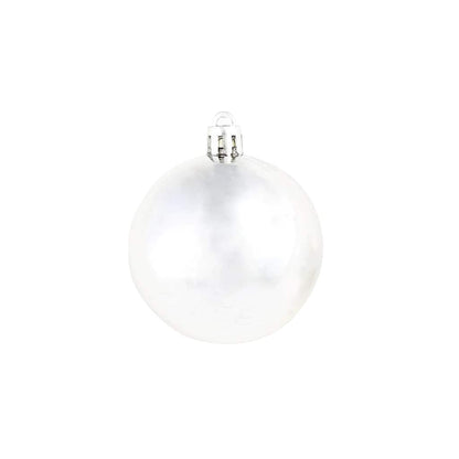 Julgranskulor 100 delar set 3/4/6 cm silver