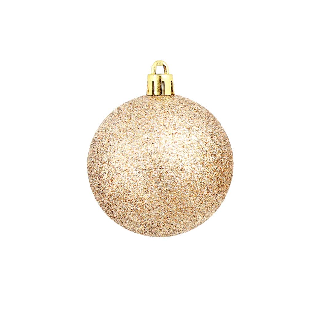 Julgranskulor 100 delar set 3/4/6 cm roséguld/guld
