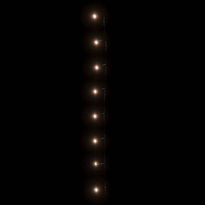Ljusslinga med 400 LED 40 m 8 ljuseffekter varmvit