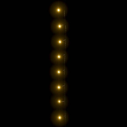 Ljusslinga med 600 LED 60 m 8 ljuseffekter IP44 varmvit