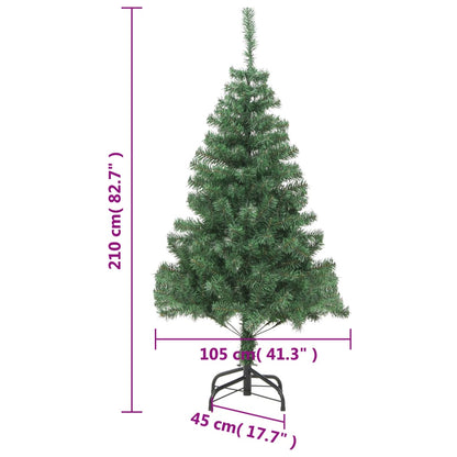 Konstgran med stålfot 210 cm 910 grenar