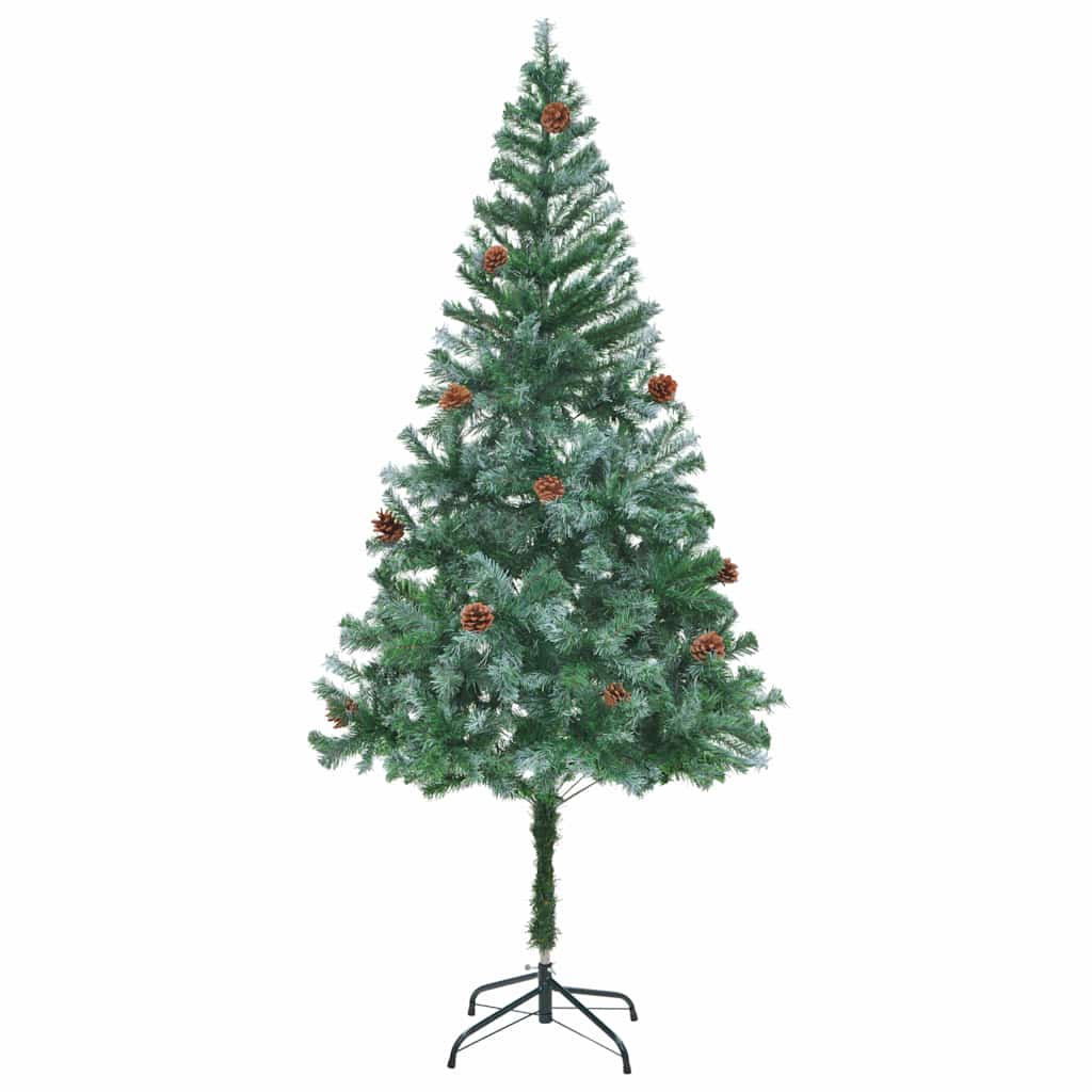 Plastgran med kottar 180 cm