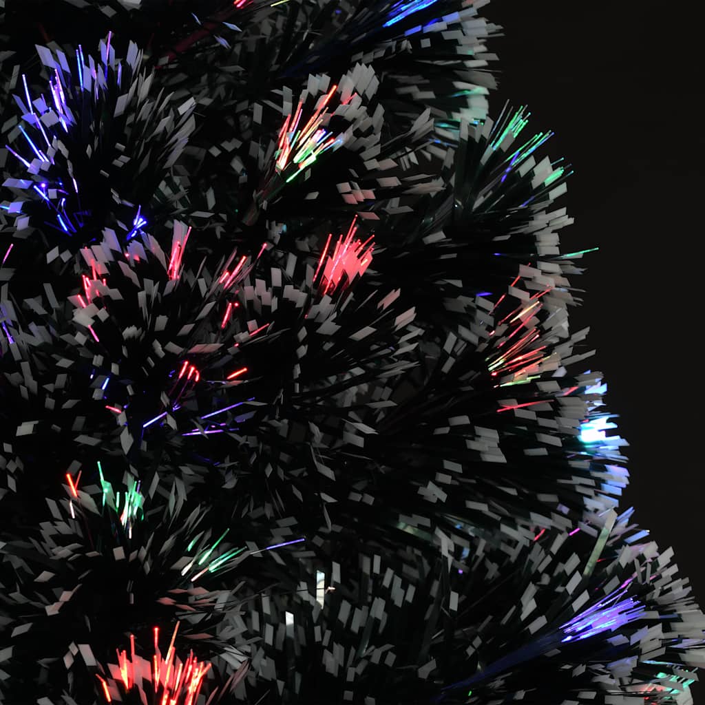 Förbelyst julgran med fot och LED 240 cm fiberoptik