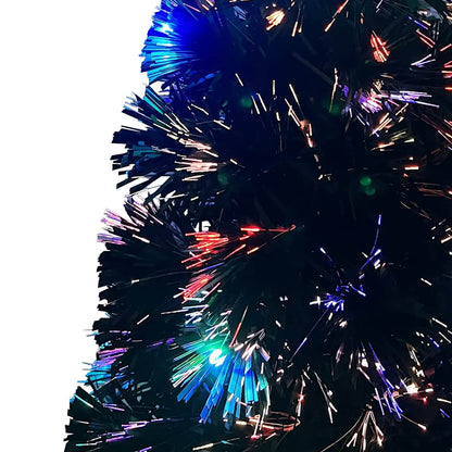 Förbelyst julgran med fot och LED 240 cm fiberoptik