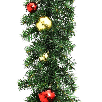 Julgirlang med julgranskulor 5 m