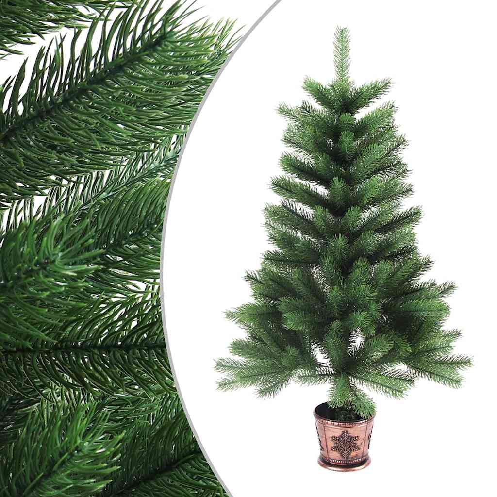 Plastgran verklighetstrogna barr 65 cm grön