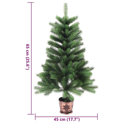 Plastgran verklighetstrogna barr 65 cm grön