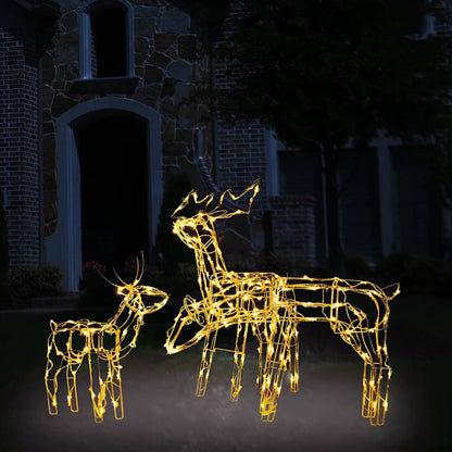Julbelysning med renar 3 delar 229 LED