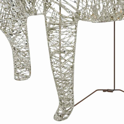 Renar & släde juldekoration 60 LED utomhus guld