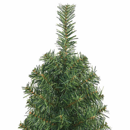 Smal plastgran med fot grön 150 cm PVC