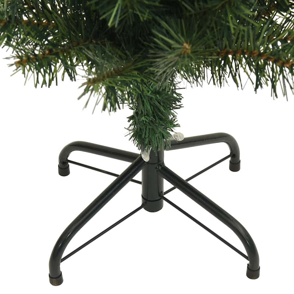 Smal plastgran med fot grön 240 cm PVC
