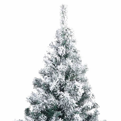 Plastgran med snö grön 180 cm PVC