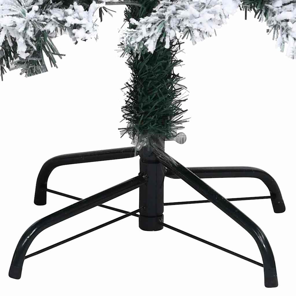 Plastgran med snö grön 180 cm PVC