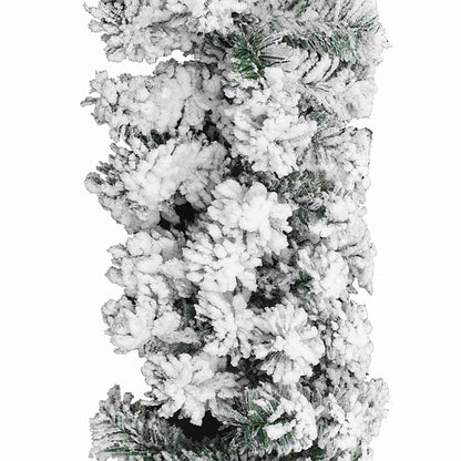 Julgirlang med snö 5 m PVC