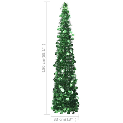 Pop-up plastgran grön 150 cm PET