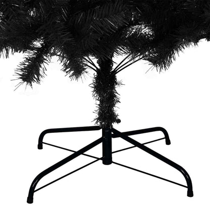 Plastgran med fot svart 180 cm PVC