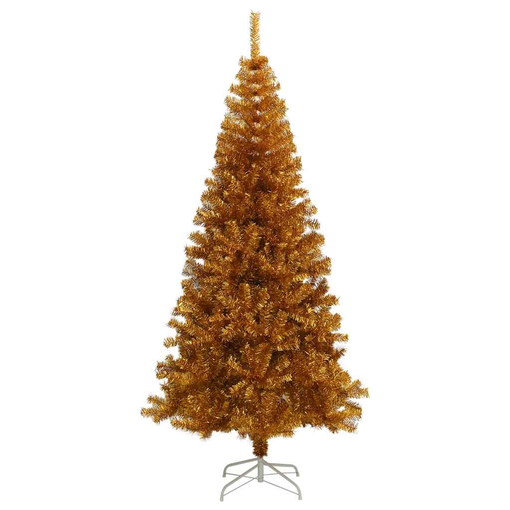 Plastgran med fot guld 180 cm PET