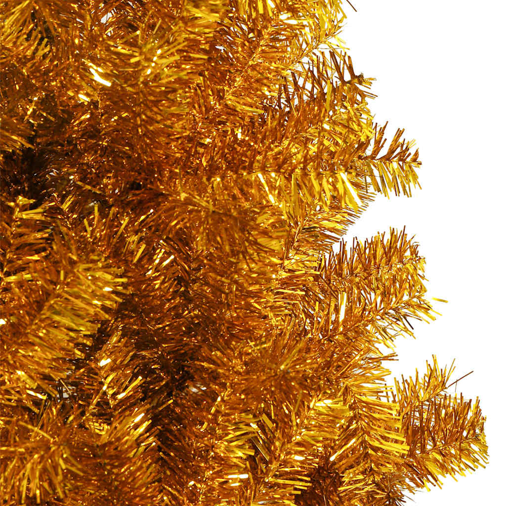 Plastgran med fot guld 180 cm PET