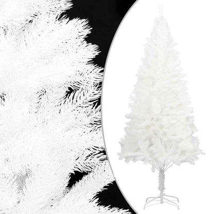 Plastgran verklighetstrogna barr vit 120 cm