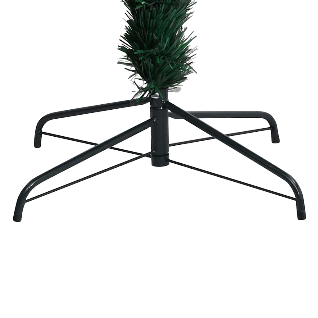 Plastgran med fot grön 150 cm fiberoptik