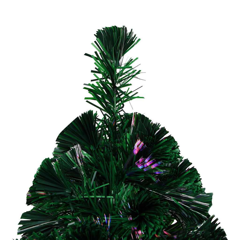 Plastgran med fot grön 180 cm fiberoptik