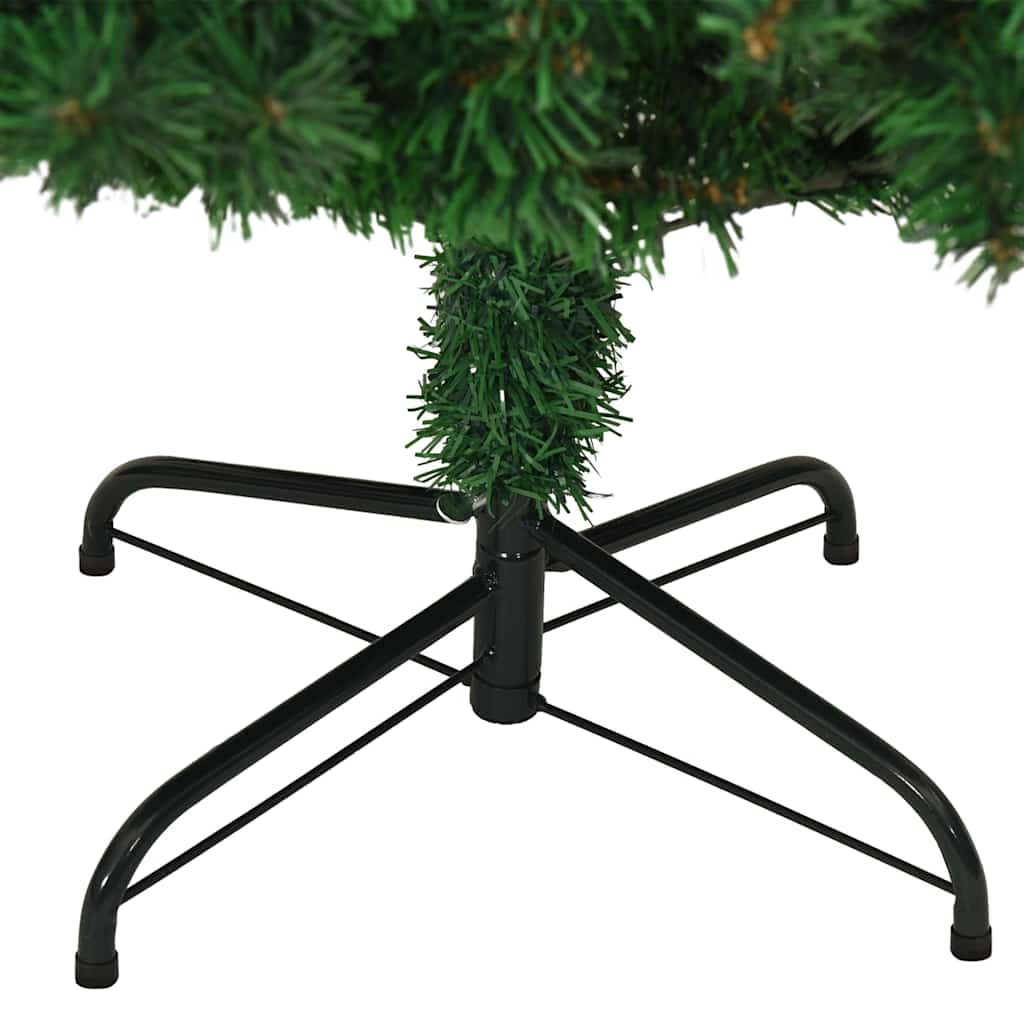 Plastgran med tjocka grenar grön 210 cm PVC