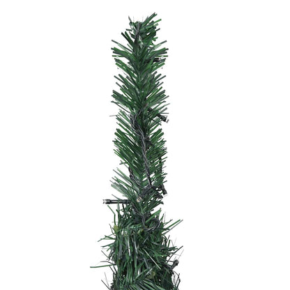 Belyst pop-up plastgran grön 150 cm