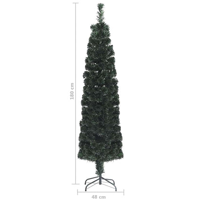 Smal plastgran med fot 180 cm fiberoptik