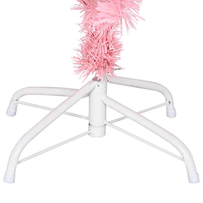 Plastgran med fot rosa 120 cm PVC