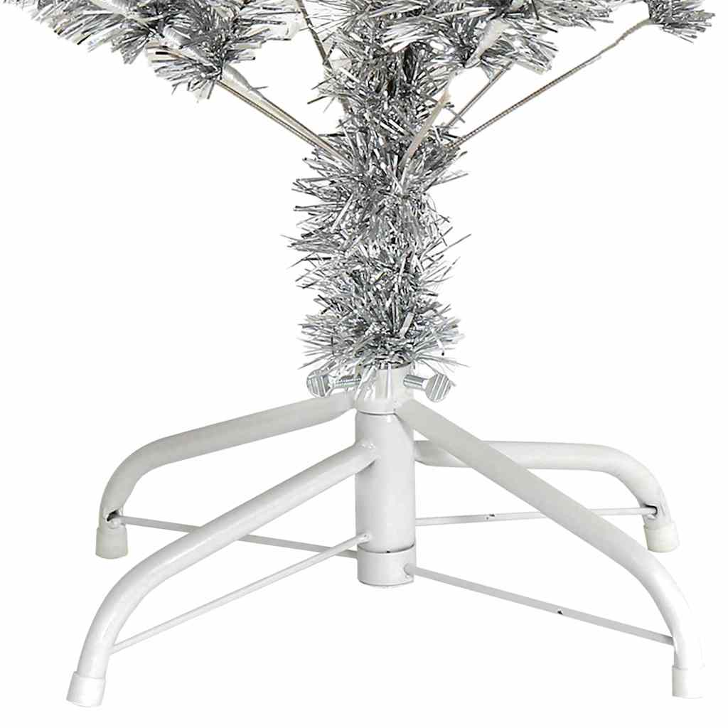 Plastgran med fot silver 120 cm PET