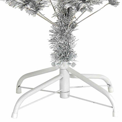 Plastgran med fot silver 120 cm PET